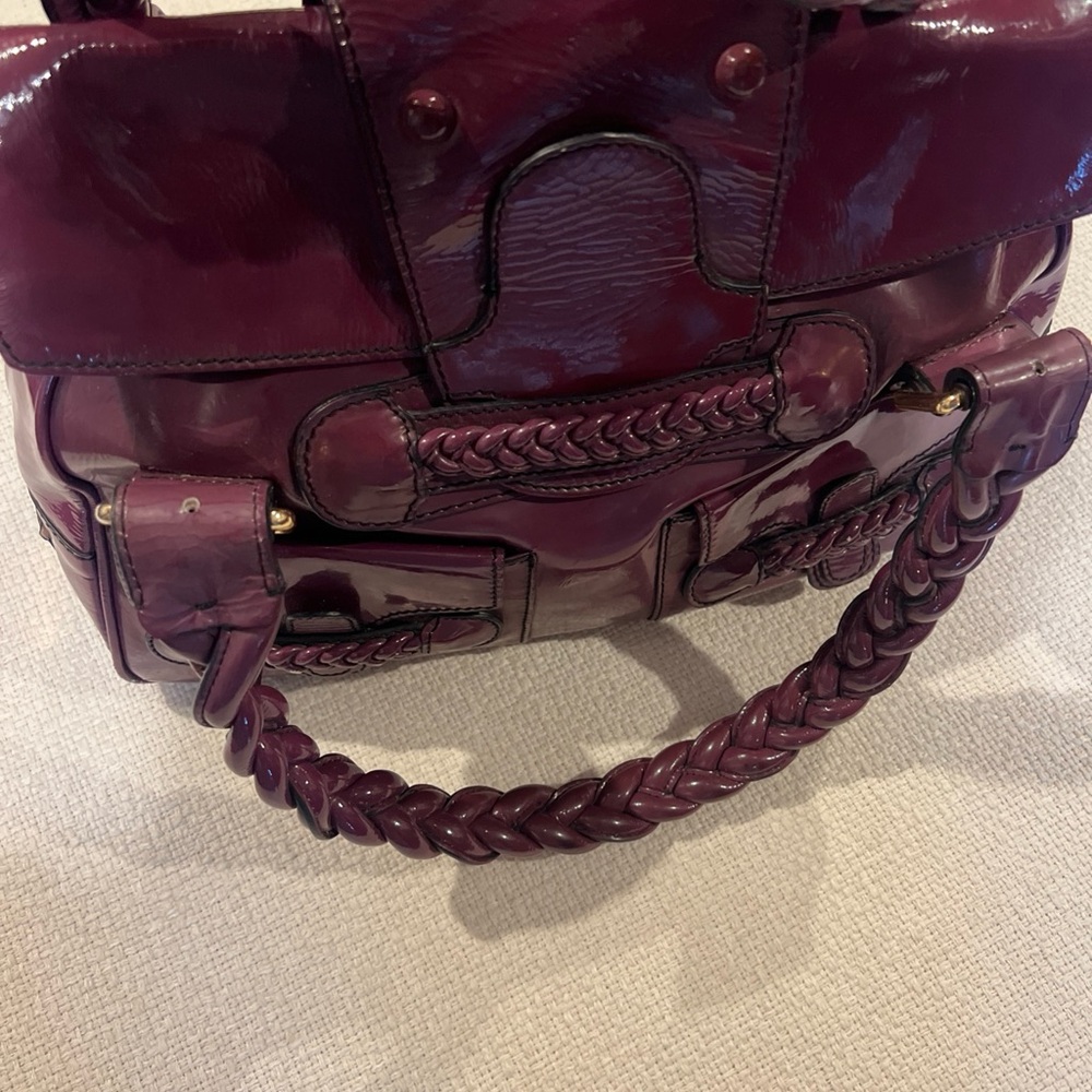 Valentino Garavani 100%authentic eggplant color, nice